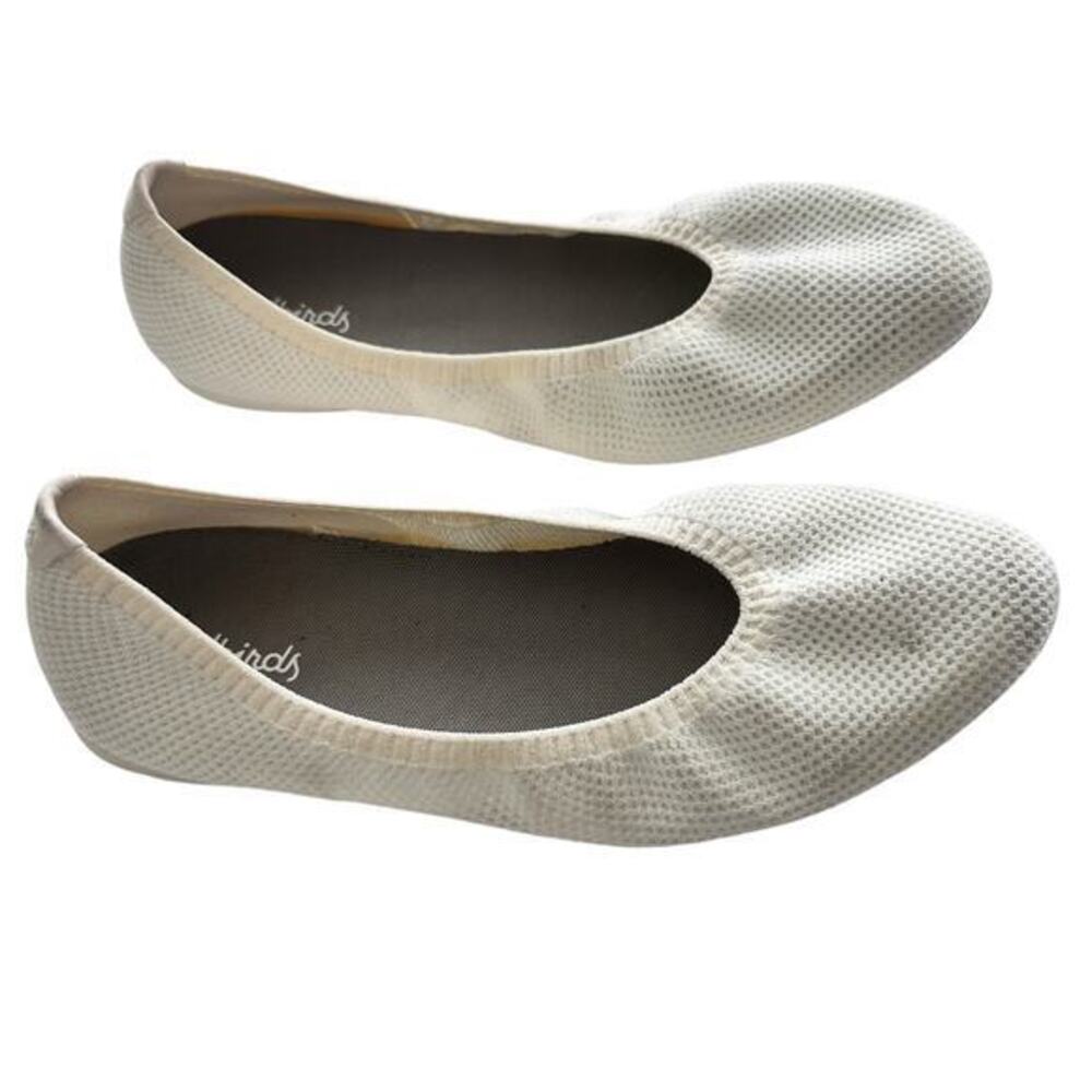 Allbirds Tree Breezers white flat shoes‎ size W7 comfort